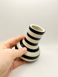 Image 2 of Black&White Stripes Vase