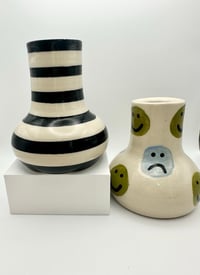 Image 3 of Black&White Stripes Vase