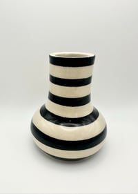 Image 1 of Black&White Stripes Vase