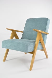 Image 4 of Fauteuils KOMPAS bouclette bleu ciel