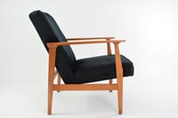 Image 2 of Fauteuil MR velours noir