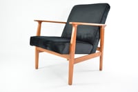 Image 3 of Fauteuil MR velours noir