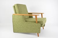 Image 1 of Fauteuils carrés géométriques verts