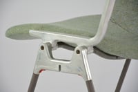 Image 4 of Chaise Castelli chinée bleu vert