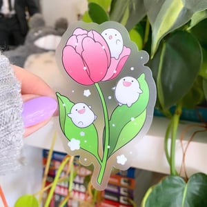 Image of CLEAR Warawara and Tulip STICKER