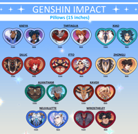 Image 1 of Genshin Impact Pillows