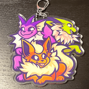 Eeveelutions Double-sided Charm