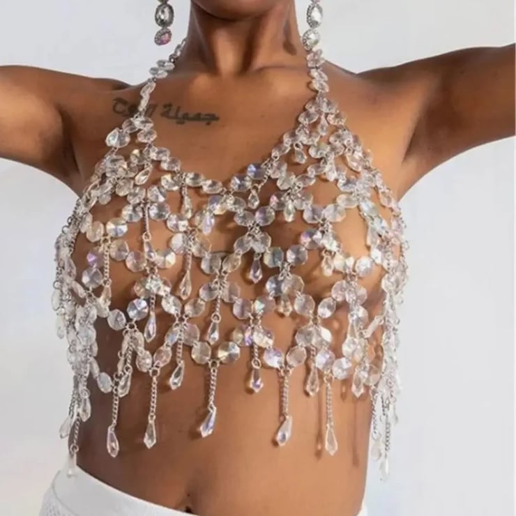 Image of Crystal bra top