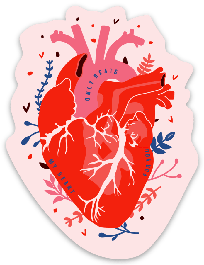 My Heart Only Beats For You (Sticker)