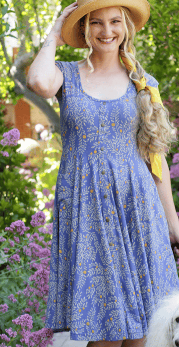 Image of Capitola Dress in Grove