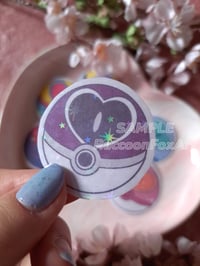 Image 4 of Pride Poke Ball Stickers