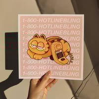 Image of Garfield Telephone Art Print