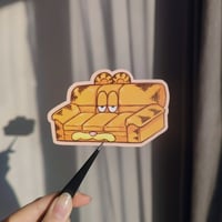 Image of Garfield Couch Sofa Waterproof Vinyl Sticker
