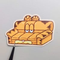 Image of Garfield Couch Sofa Waterproof Vinyl Sticker