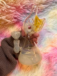 Image 1 of Fossil Thick Fumed Glass Bong  Glass Water Pipe