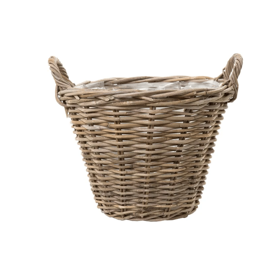 Image of Basket with Plastic Lining 