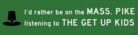 MA FOR LIFE! The Get Up Kids Bumper Sticker