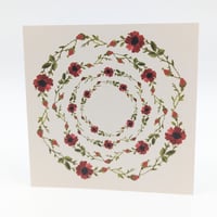 Image 1 of Greeting card | Floral wreath