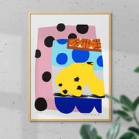 Image 1 of David Bruce - Confined banana Screenprint