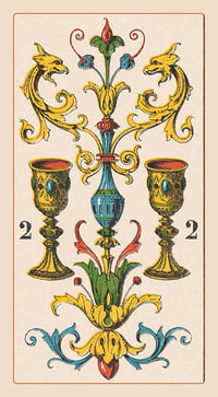 Image 2 of Tarot italiano antiguo