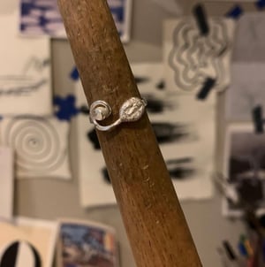 Image of ‘Last Gasps of a Dying Star’ recycled silver ring 