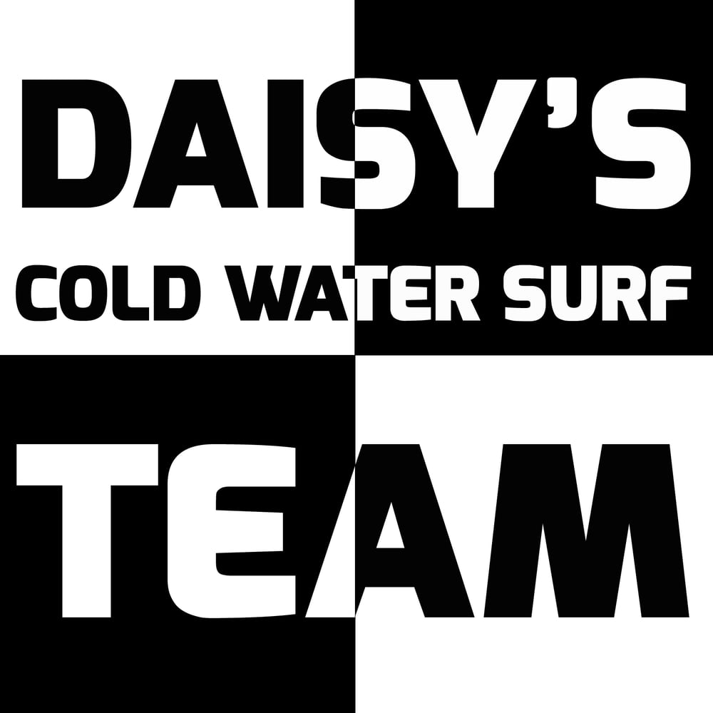 Image of Daisy's Cold Water Surf TEAM Surfboard Sticker