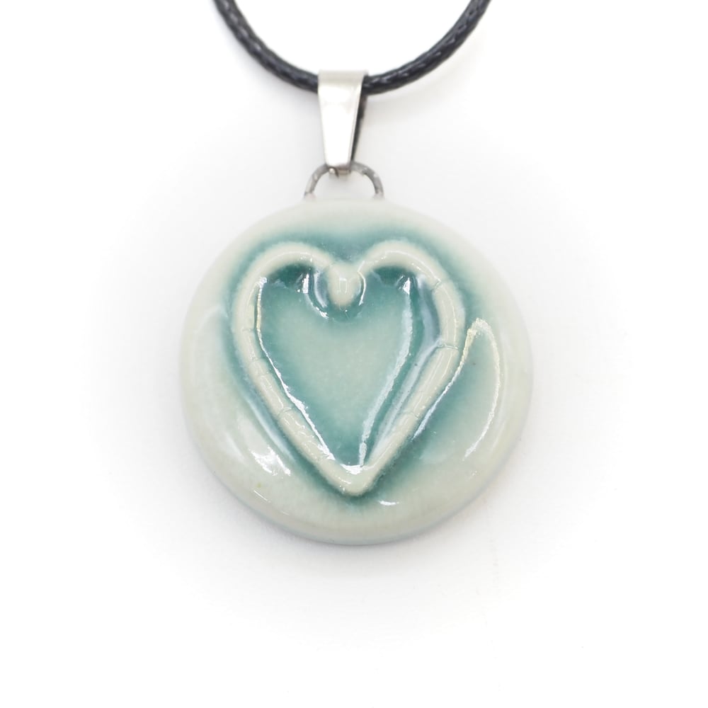 Image of Blue Heart Pendant