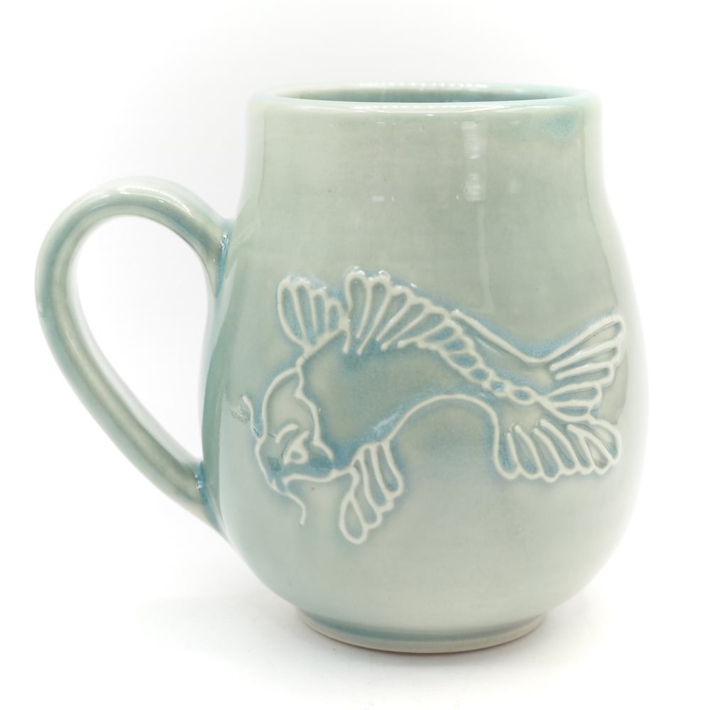 Image of Koi Mug - Chun Glaze 001