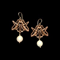 Image 2 of KISSING GRASSHOPPERS Earring.