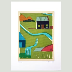 Image of Iceland Fabric Print