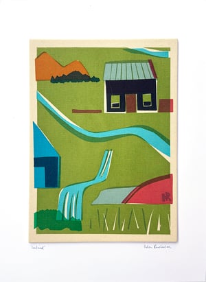 Image of Iceland Fabric Print