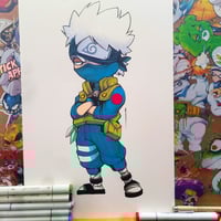 CHIBI KAKASHI ORIGINAL ART SIGNED