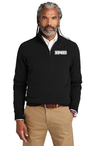 Image 4 of Brooks Brothers Cotton Stretch 1/4-Zip Sweater BB18402