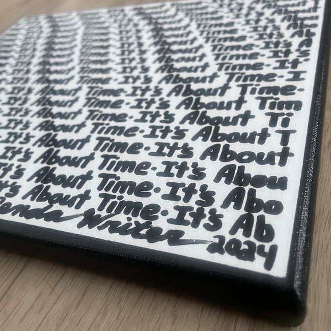 It’s About Time // 10” x 8” Canvas Original