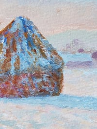 Image 3 of Wheatstacks -Master Copy -Original Painting