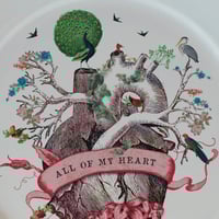 Image 2 of Large Love Plate - All of my heart (Ref. 19)