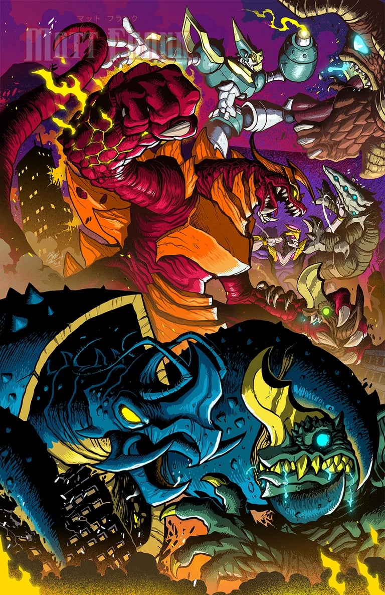 X: Dawn of the Monsters 18x24 | Matt Frank Art