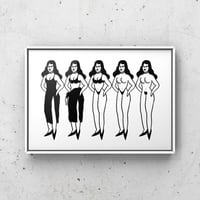 Image 1 of Shy Girl Art Print