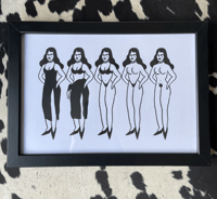 Image 2 of Shy Girl Art Print