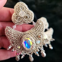 Image 3 of Boucles d'oreilles brodées DIAMONDS