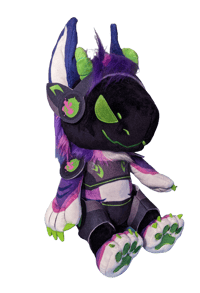 Image 1 of Poison Type Protogen Plushies - IN ROUTE