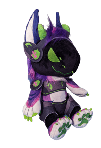 Image 1 of Poison Type Protogen Plushies - IN STOCK