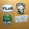 Far Lands or Bust Sticker Pack