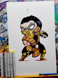 CHIBI SCORPION ORIGINAL ART SIGNED