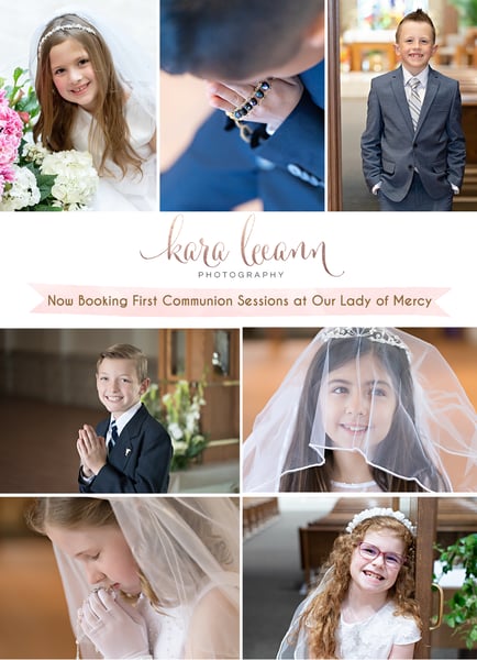 Image of 2024 Our Lady of Mercy  First Communion Photography Sessions