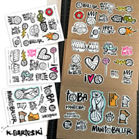 Image 2 of VOLLEYBALL sticker sheets