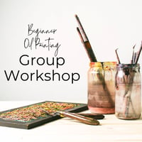 Image 1 of Group Beginner Oil Painting Workshop 