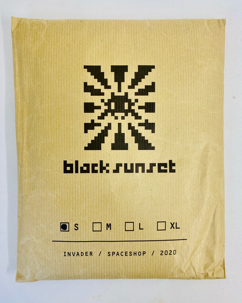 Image of INVADER Black Sunset T-Shirt - Sealed - Size Small / Black
