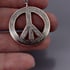 Sterling Silver Peace Symbol Necklace Image 3