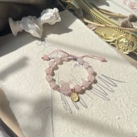 Image 1 of pink bunny bracelet 粉兔手链